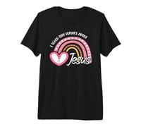 Enseño a los pequeños Humanos Acerca de Jesús Maestro Apreciación Biblia Camiseta Premium