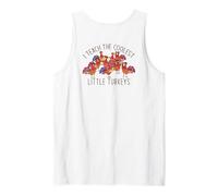 ENSEÑO A LOS PEQUEÑOS TURQUÍAS MÁS Fresas Meme de Acción de Gracias por LA ESP Camiseta sin Mangas