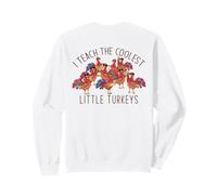 ENSEÑO A LOS PEQUEÑOS TURQUÍAS MÁS Fresas Meme de Acción de Gracias por LA ESP Sudadera