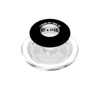 Enseño a mis Hijos cómo Golpear Pelotas de béisbol y Robar Bases papá mamá PopSockets PopGrip para MagSafe