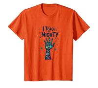 Enseño al poderoso educador de capacitación de educación Especial Camiseta, Niños, Naranja, 6 años