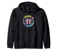 Enseño en Pijama: Linda Vida de Maestra Sudadera con Capucha