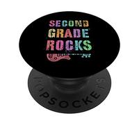 Enseño Rocas DE 2º Grado Segundo Gr Rockstar Maestro Enseñanza PopSockets PopGrip Adhesivo