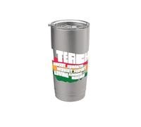 Enseño valiente confiado profesor de igualdad Futuro HBCU Grad Vaso térmico de acero inoxidable de doble pared