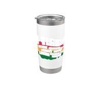 Enseño valiente confiado profesor de igualdad Futuro HBCU Grad Vaso térmico de acero inoxidable de doble pared