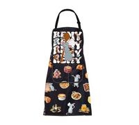 ENSIANTH Delantal Remy de rata, regalo para mujer, delantal de cocina de rata, delantal inspirado en Remy, delantal con bolsillos, regalo de chef Remy, delantal de chef de ratas, Delantal de rata, M