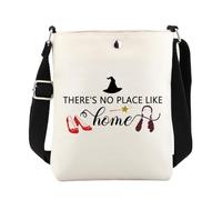 ENSIANTH Wizard Oz Gifts There's No Place Like Home - Bolso cruzado con correa ajustable para el hombro, 24815 Wizard Oz C, medium