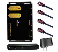 ENSIGEAR Kit de repetidor IR, sistema repetidor IR, extensor de control remoto IR. Extensor IR de 100 pies, receptor de sensores duales