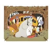 Ensky - Kit de manualidades papel: My Neighbor Totoro - A Mysterious Encounter with Totoro - Producto oficial de Studio Ghibli - Incluye kit de teatro de papel e instrucciones - All Ages