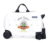 Enso Alien Space Maleta Infantil Blanco 45x31x20 cms Rígido 1,8 kgs Cierre de combinación Lateral ABS 1,8 kgs 24,6L Equipaje de Mano