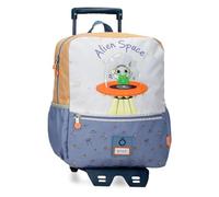 Enso Alien Space Mochila Casual Beige 27x33x11 cms Poliéster