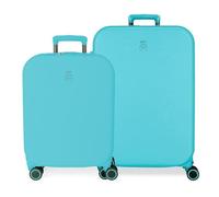 Enso Annie Juego de Maletas Azul 55/70 cms Rígido 2,8 kgs Cierre TSA ABS 2,8 kgs 138LExtensible Equipaje de Mano