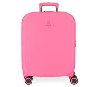 Enso Annie Maleta de Cabina Rosa 40x55x20 cms Rígida ABS Cierre TSA Integrado 37L 2,74 kgs 4 Ruedas Dobles Equipaje Mano