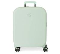 Enso Annie Maleta de cabina Verde 40x55x20 cms Rígida ABS Cierre TSA integrado 37L 2,74 kgs 4 Ruedas dobles Equipaje de Mano
