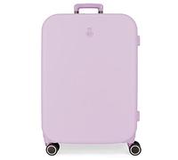 Enso Annie Maleta mediana Morado 48x70x28 cms Rígida ABS Cierre TSA integrado 79L 4,32 kgs 4 Ruedas dobles
