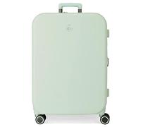 Enso Annie Maleta mediana Verde 48x70x28 cms Rígida ABS Cierre TSA integrado 79L 4,32 kgs 4 Ruedas dobles