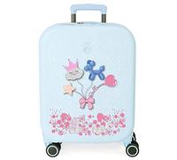 Enso Balloons Maleta de Cabina Turquesa 40x55x20 cms Rígida ABS Cierre TSA Integrado 37L 3,22 kgs 4 Ruedas Dobles Equipaje Mano