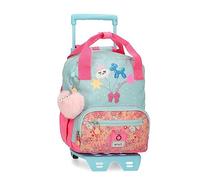 Enso Balloons Mochila con Carro Multicolor 23x28x10 cms Poliéster 6,44L