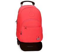 Enso Basic Mochila con Carro para Portátil 15,6" Naranja 32x46x15 cms Poliéster 22.1L