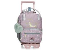 Enso Beautiful day Mochila Preescolar con Carro Morado 23x28x10 cms Poliéster 6,44L