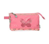 Enso Beautiful Nature Estuche Triple Rosa 22x12x5 cms Poliéster by Joumma Bags