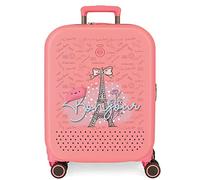 Enso Bonjour Maleta de cabina Coral 40x55x20 cms Rígida ABS Cierre TSA integrado 37L 2,74 kgs 4 Ruedas dobles Equipaje de Mano