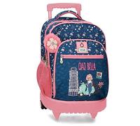 Enso Ciao Bella Mochila 2 Ruedas, Azul