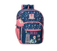 Enso Ciao Bella Mochila Escolar Azul 30x38x12 cms Poliéster 13,68L