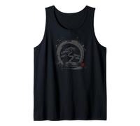 Enso Circle Bonsái Árbol Zen Meditación Arte Budista Camiseta sin Mangas
