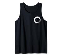 Enso Circle Zen Japonese Aesthetics Free Mind Meditation Fun Camiseta sin Mangas