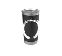 Enso Circulo Budismo Japonés Meditación Zen Circle Yoga Vaso térmico de acero inoxidable de doble pared