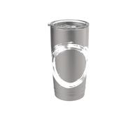 Enso Circulo Budismo Japonés Meditación Zen Circle Yoga Vaso térmico de acero inoxidable de doble pared