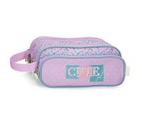 Enso Cute girl Estuche Morado 22x10x11 cms Poliéster