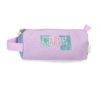 Enso Cute girl Estuche Redondo Morado 23x9x9 cms Poliéster