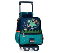 Enso Dino artist Mochila Preescolar con Carro Multicolor 23x25x10 cms Poliéster 5,75L