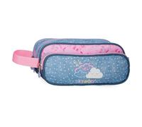 Enso Dreamer Estuche Triple Azul 22x10x9 cms Poliéster by Joumma Bags