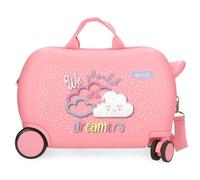 Enso Dreamer Maleta Infantil Rosa 45x31x20 cms Rígida ABS 27,9L 1,8 kgs 2 Ruedas Equipaje Mano