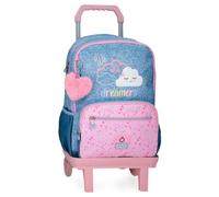 Enso Dreamer Mochila Escolar con Carro Azul 32x44x17 cms Poliéster 23,94L