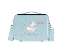 Enso Dreams Come True Neceser Adaptable con Bandolera Azul 29x21x15 cms Rígido ABS 9,14L 0,6 kgs