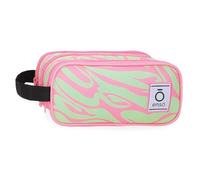 Enso Fleur Estuche Triple Multicolor 22x10x9 cms Poliéster