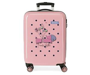 Enso Friends Together, Equipaje De Mano Niñas, Rosa (Pink), Talla Unica