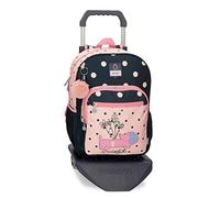 Enso Friends Together Mochila Escolar con Carro Rosa 30x38x12 cms Poliéster 13,68L