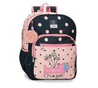 Enso Friends Together Mochila Escolar Adaptable a Carro Rosa 30x38x12 cms Poliéster 13,68L