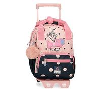Enso Friends Together Mochila Pequeña con carro Rosa 23x28x10 cms Poliéster 6,44L