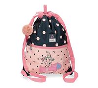 Enso Friends Together Mochila Saco Con Cremallera Rosa 35x46 cms Poliéster