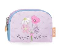 Enso Full of Flowers Monedero Rosa 12x8x2 cms Poliéster