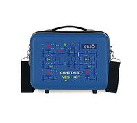 Enso Gamer Neceser Adaptable Azul 29x21x15 cms Rígido ABS 9,14L