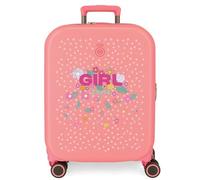 Enso Girl Zone Maleta de Cabina Rosa 40x55x20 cms Rígida ABS 37L 3,22 kgs Equipaje de Mano
