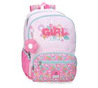Enso Girl Zone Mochila Escolar Doble Compartimento Adaptable a Carro Fucsia 32x44x17 cm Poliéster 24L