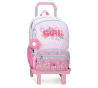 Enso Girl Zone Mochila Escolar Doble Compartimento con Carro Fucsia 32x44x17 cm Poliéster 24L
